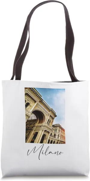 Milano Milan Italy Fashion Capital Italian Travel Souvenir Tote Bag