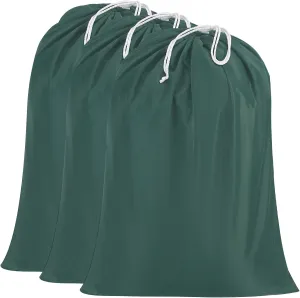 Miss Promation Travel Laundry Bag, Nylon Laundry Bag-Machine Washable Dirty Clothes Organizer with Drawstring，Easy Fit a Laundry Hamper or Basket 28" x 38" (Green)