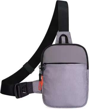 MJNUONE Mini Sling Bag for Men Outdoor Lightweight Small Crossbody Bag Women Casual Daily Bag Waterproof Phone Chest Bag for Traveling