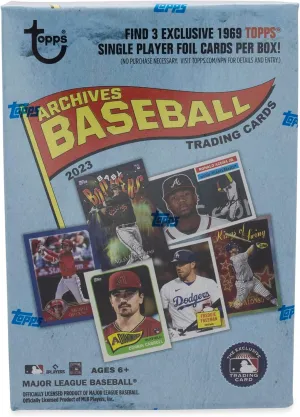 MLB Topps 2023 Archives Baseball Trading Card BLASTER Box [7 Packs]
