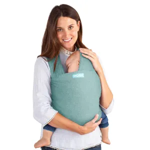 Moby Baby Wrap Carrier Element for Newborns to Toddlers (8-33lbs), Infant Sling Carrier, Ultra Lightweight & Hands Free Design, Adjustable for All Body Types (Hydro)