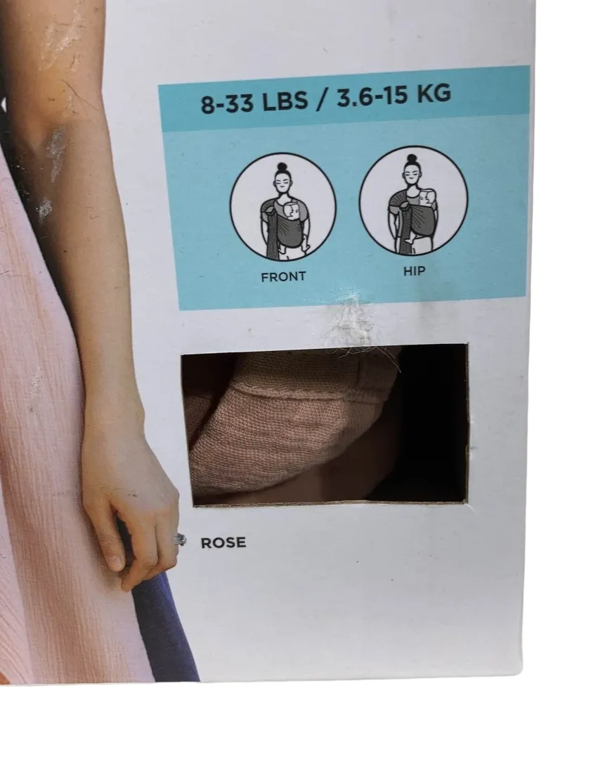 Moby Ring Sling, Double Gauze Rose