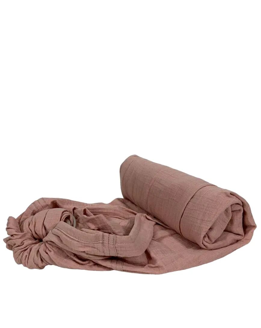 Moby Ring Sling, Double Gauze Rose