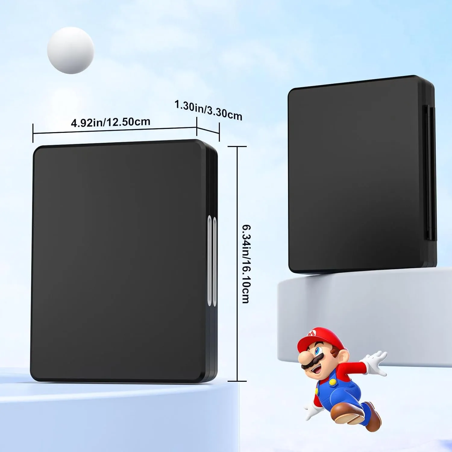 MoKo 60 Slots Game Card Case for Nintendo Switch/Switch OLED/3DS/2DS, Portable 3DS Game Case, 24 Slots for 3DSXL/DS/DSi Cards & 36 Slots for SD Cards w/Magnetic Closure, Black