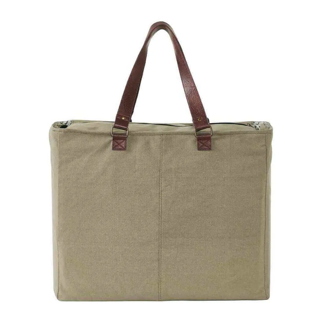 Mona B - Extra Large Canvas Handbag for Women | Zipper Extra Spacious Tote Weekender Bag for Grocery Shopping, Travel | Shoulder Bags for Women - (M-5281)