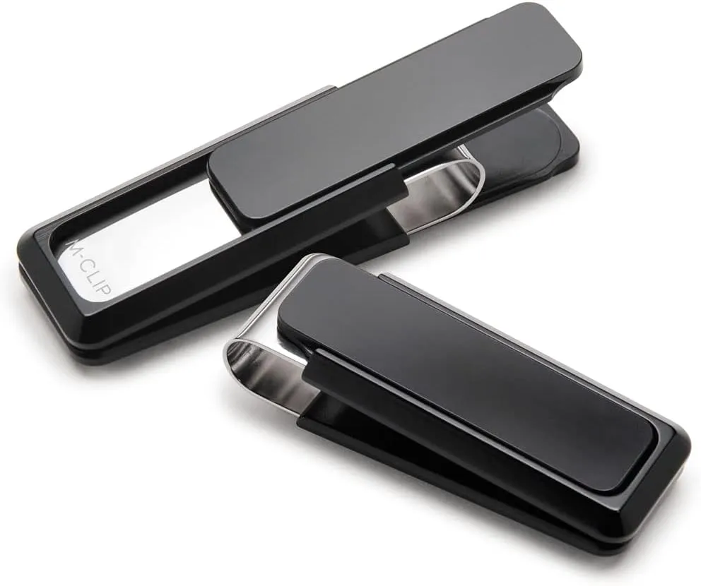 Money Clip - Minimalist Slim Wallet Alternative for Front Pocket Carry - Cash and Credit Card Holder for Men
