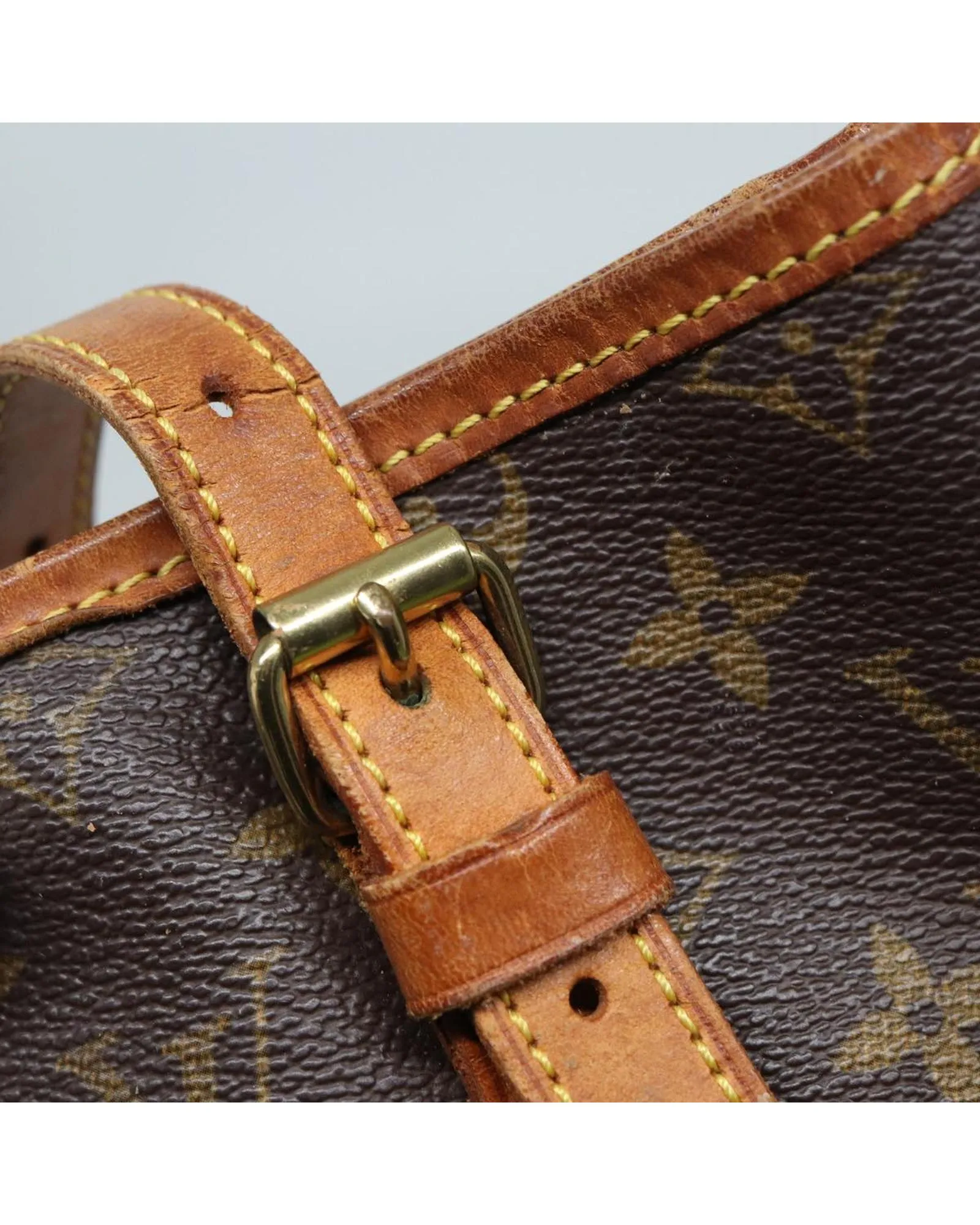 Monogram Canvas Bucket Bag