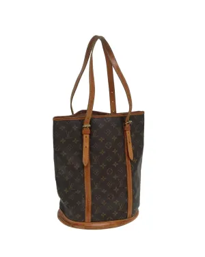 Monogram Canvas Bucket Bag