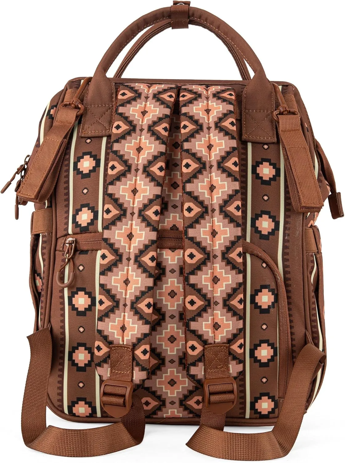 Montana West Wrangler Callie Diaper Bag Backpack with Stroller Straps Multifunction Baby Travel Bag WG2204-9110CM