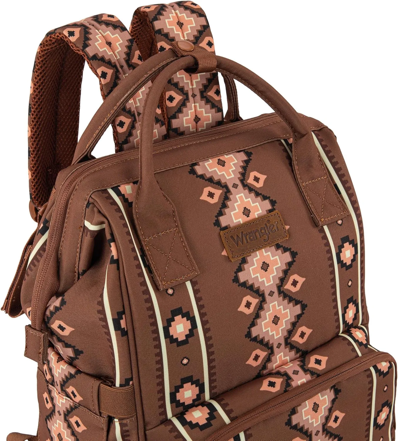 Montana West Wrangler Callie Diaper Bag Backpack with Stroller Straps Multifunction Baby Travel Bag WG2204-9110CM