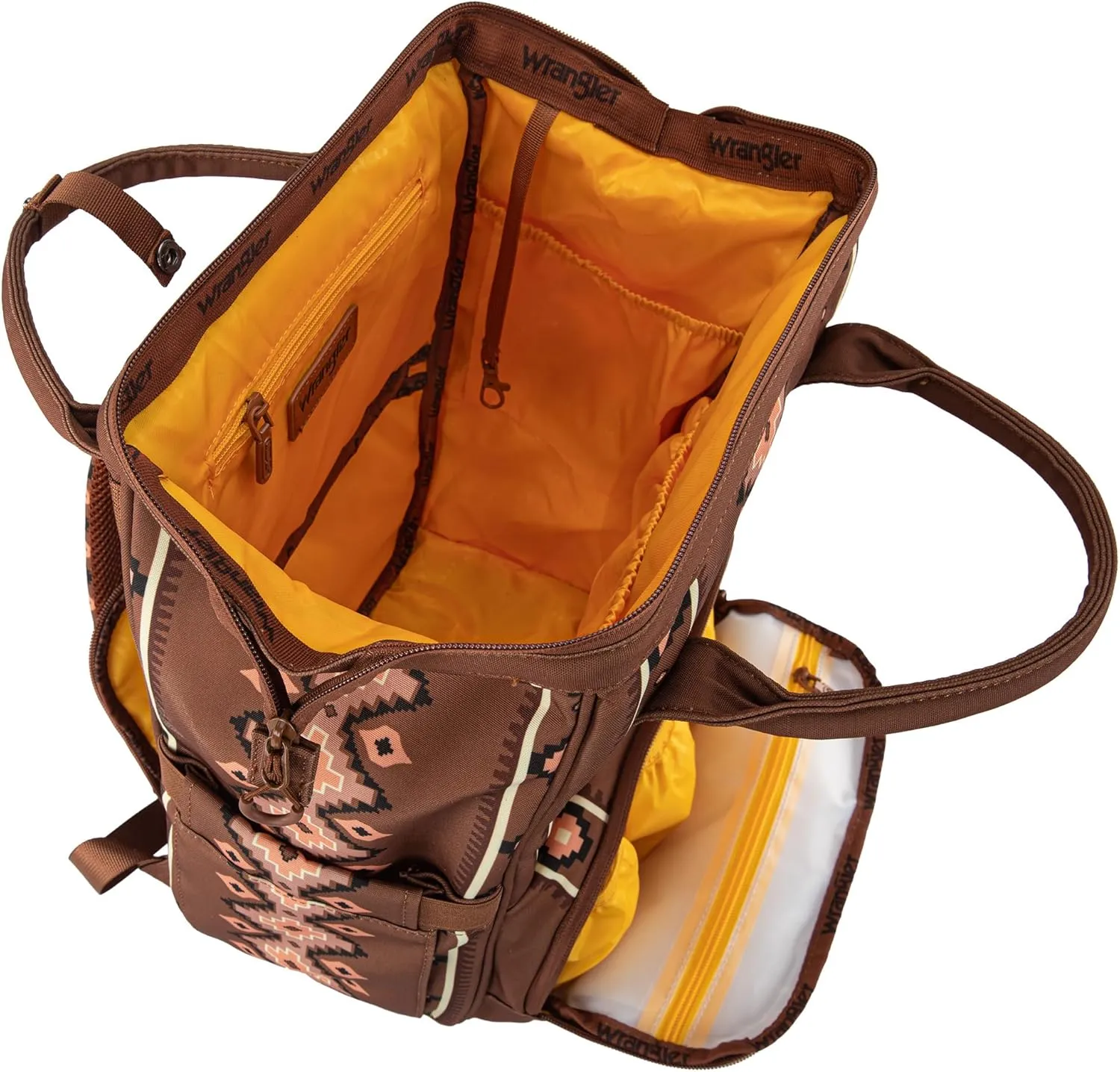 Montana West Wrangler Callie Diaper Bag Backpack with Stroller Straps Multifunction Baby Travel Bag WG2204-9110CM