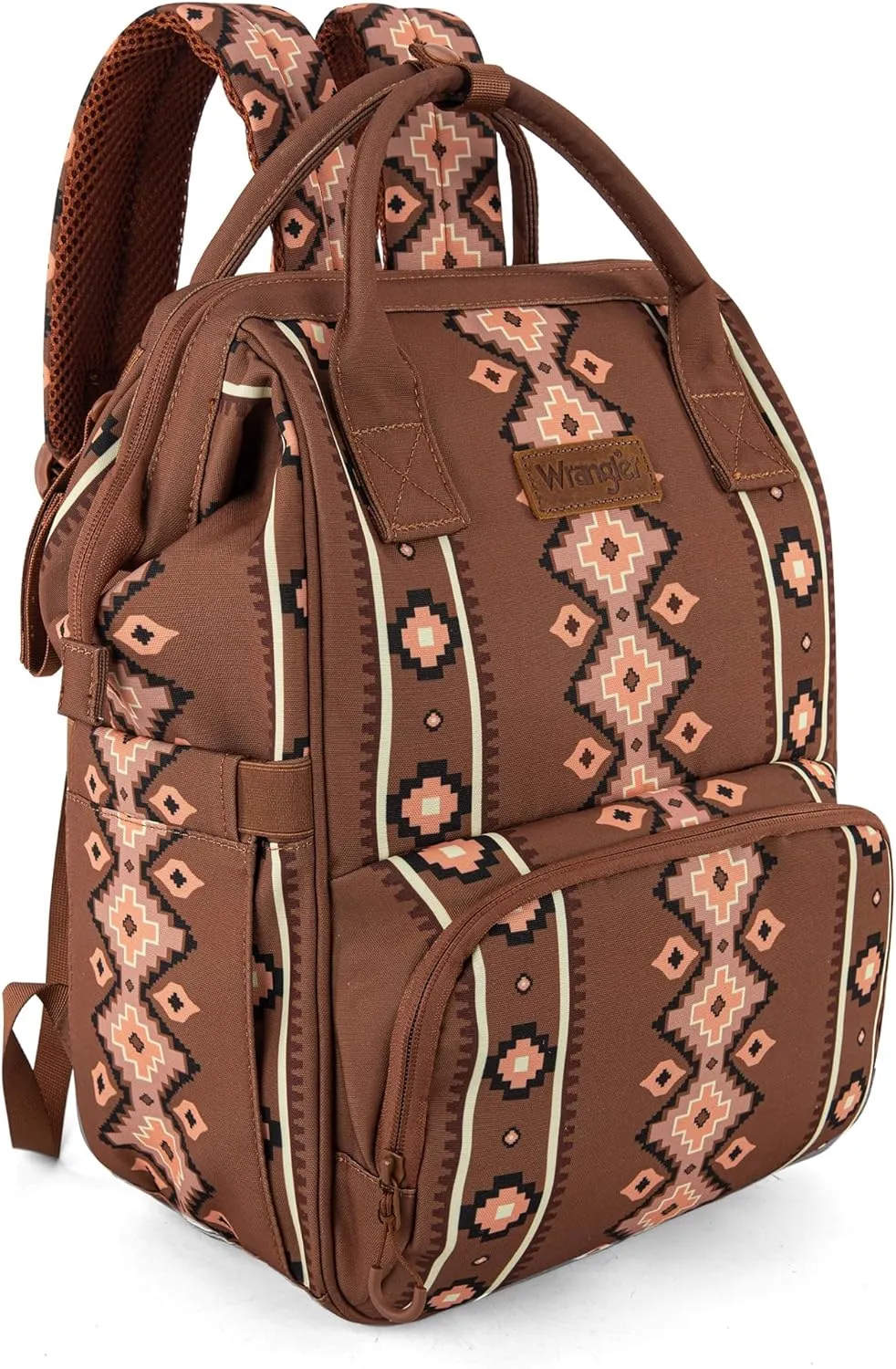 Montana West Wrangler Callie Diaper Bag Backpack with Stroller Straps Multifunction Baby Travel Bag WG2204-9110CM