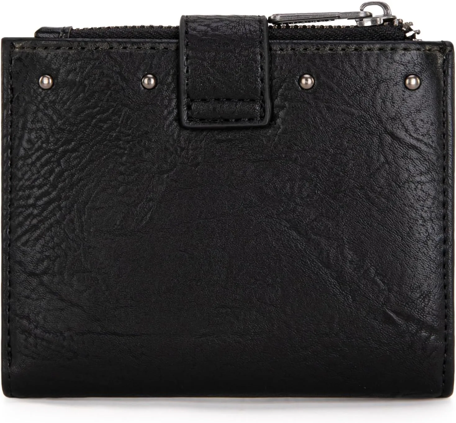Montana West X Wrangler Womens Small Wallet Bifold Women's Wallets RFID Wallet Women Black Wallets for Women Ladies Female Small Wallett with Removable ID Window