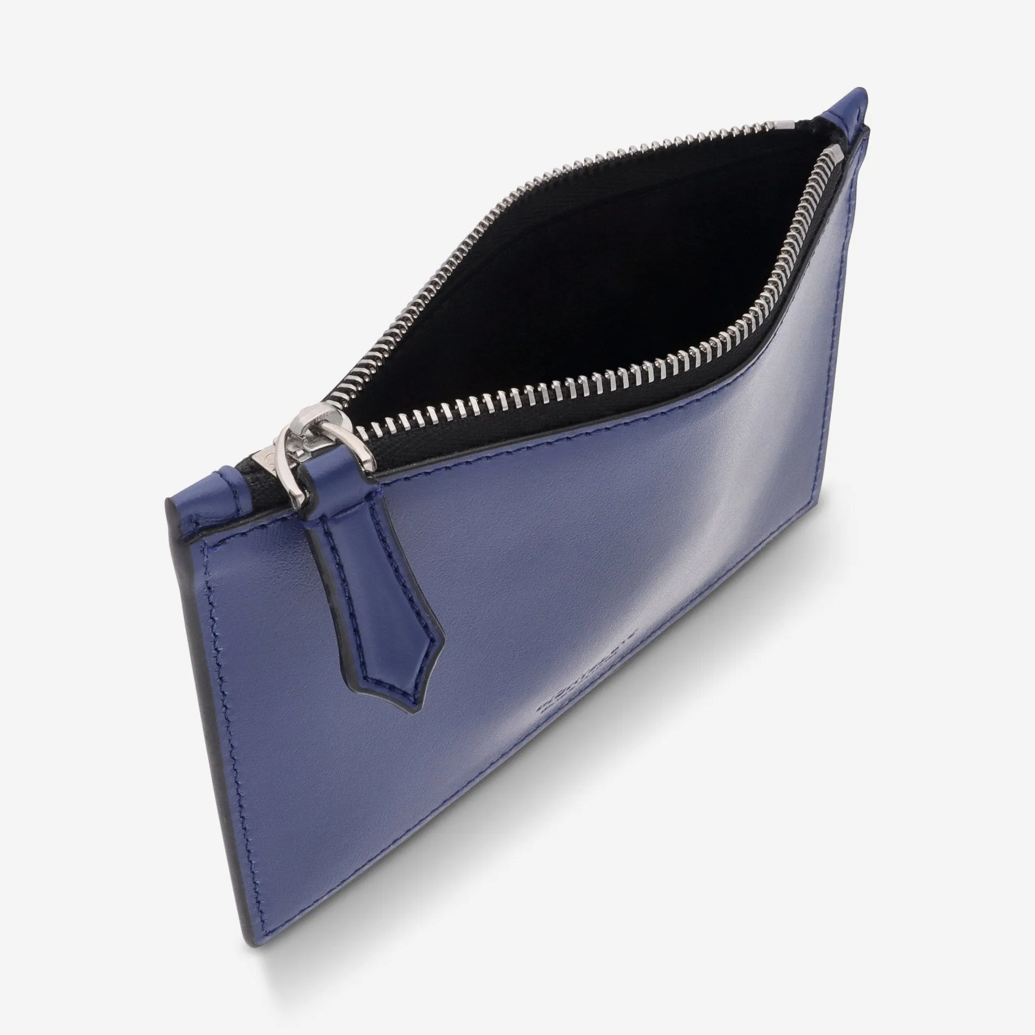 Montblanc Meisterstuck Blue Leather Zipped Card Holder 130453