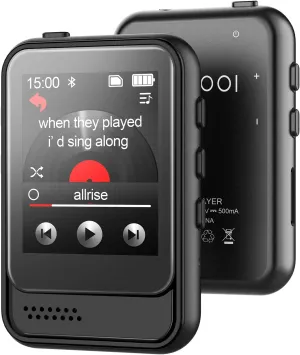MP3 Player with Bluetooth,Portable Music Player with Speaker and Micro SD Card Slot MP3 Player with FM Radio,Video,Voice Recording,Earphone, for Kids,Jogging and Gift,Max 256GB Expand
