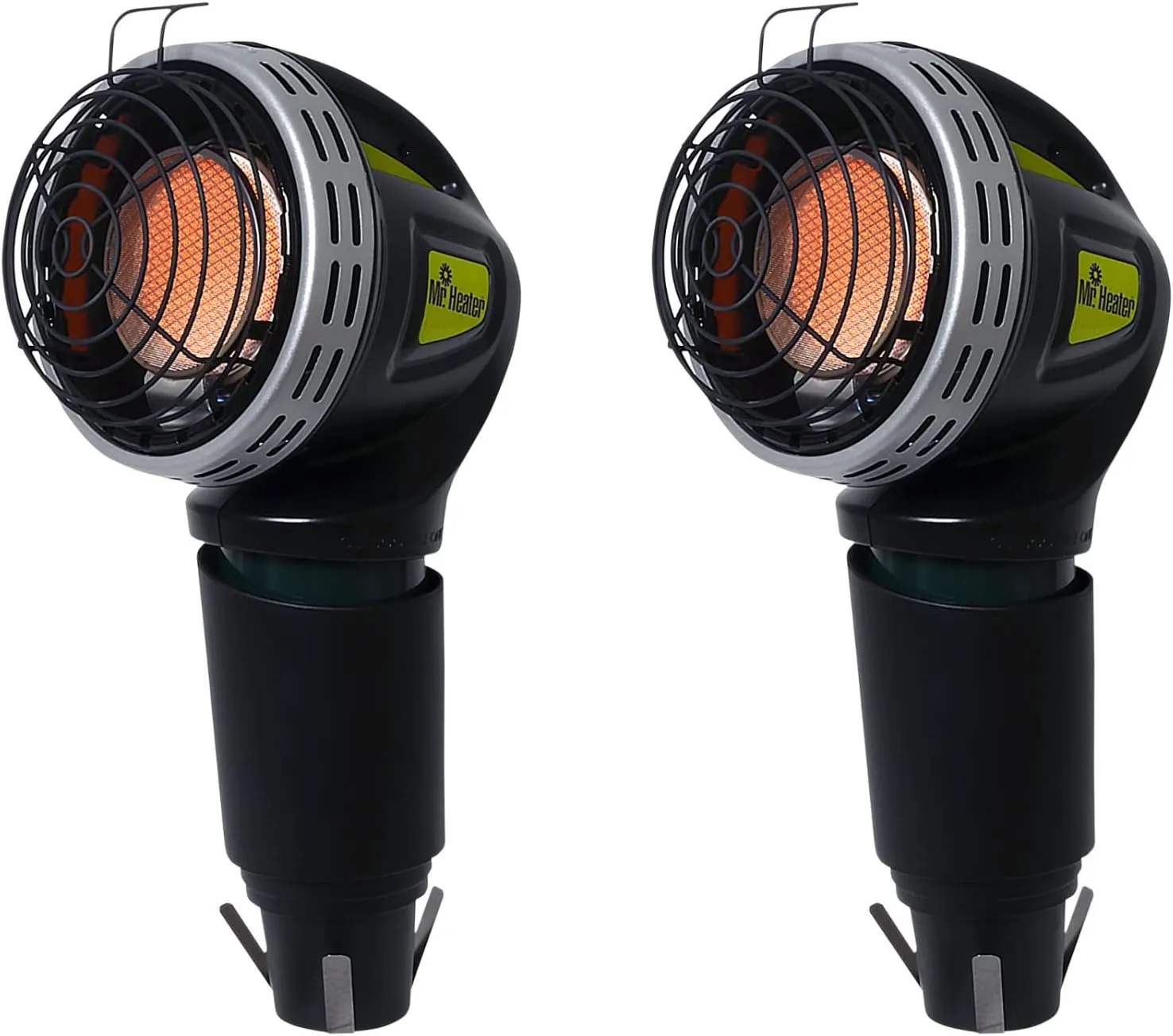 Mr. Heater 4,000 BTU Propane Golf Cart Heater, Black (2-Pack)
