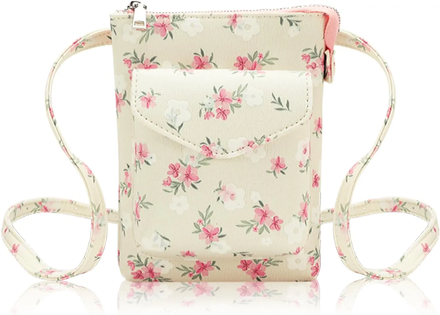 Multi functional ink painting pattern bag Sling Bag phone purse crossbody for women