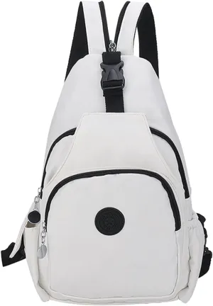 Multi-Pocket Chest Bag, Waterproof Large Capacity Sling Backpack, Large Capacity Changeable Shoulder Bag For Hiking Sports With Pockets