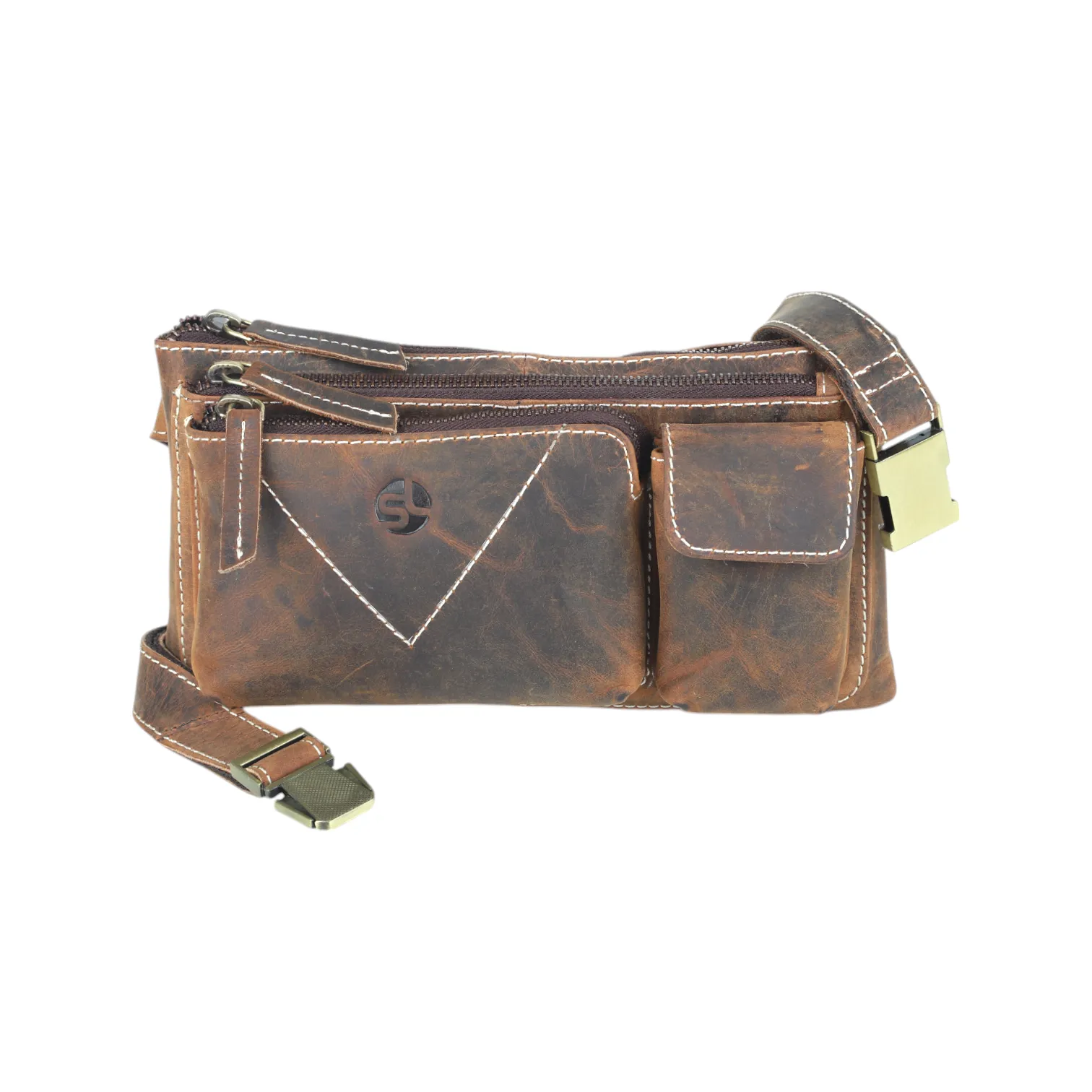 Multi Utility Leather Sling bag 991762