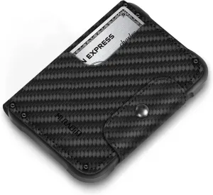 MURADIN Minimalist Slim Business Bifold Wallet for Men - Tactical Front Pocket Wallet with RFID Protection and Secure Card Holder