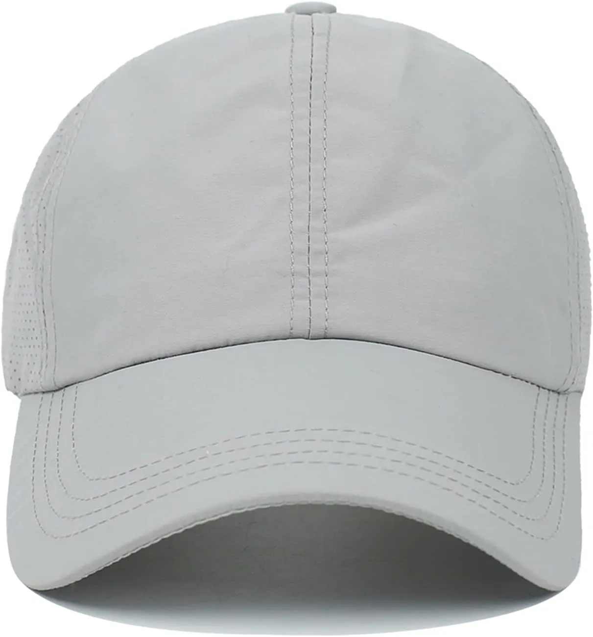 Muryobao 2 Packs Womens Criss Cross Ponytail Baseball Cap High Messy Bun Ponycap Quick Drying Mesh Outdoor Sports Travel Hat