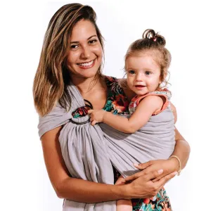 Nalakai Ring Sling Baby Carrier, Soft Linen Baby Sling, Baby Wrap, Comfort, Style, and Giving Back - Carry Your Little One with Love