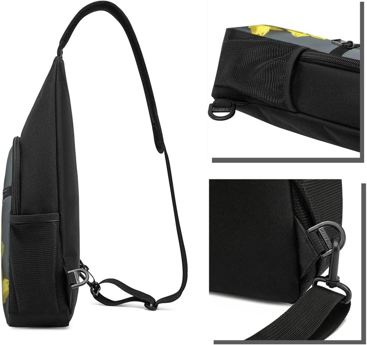 Narcissus Flower Sling Bags For Man And Women Crossbody Chest Bag Shoulder Bag For Casual Sport Daypack
