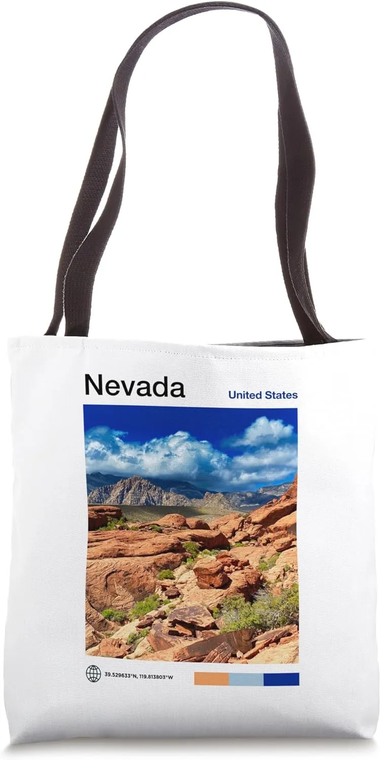 Nevada Travel Art - USA Souvenir United States - American Tote Bag