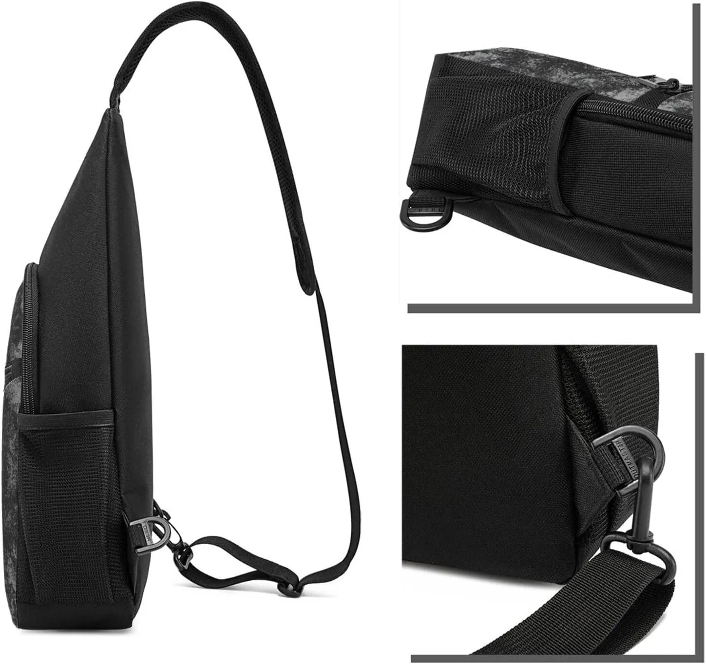 New Zealand Maori Fern Sling Bag Crossbody Backpack Shoulder Casual Daypack Bags for Men Women