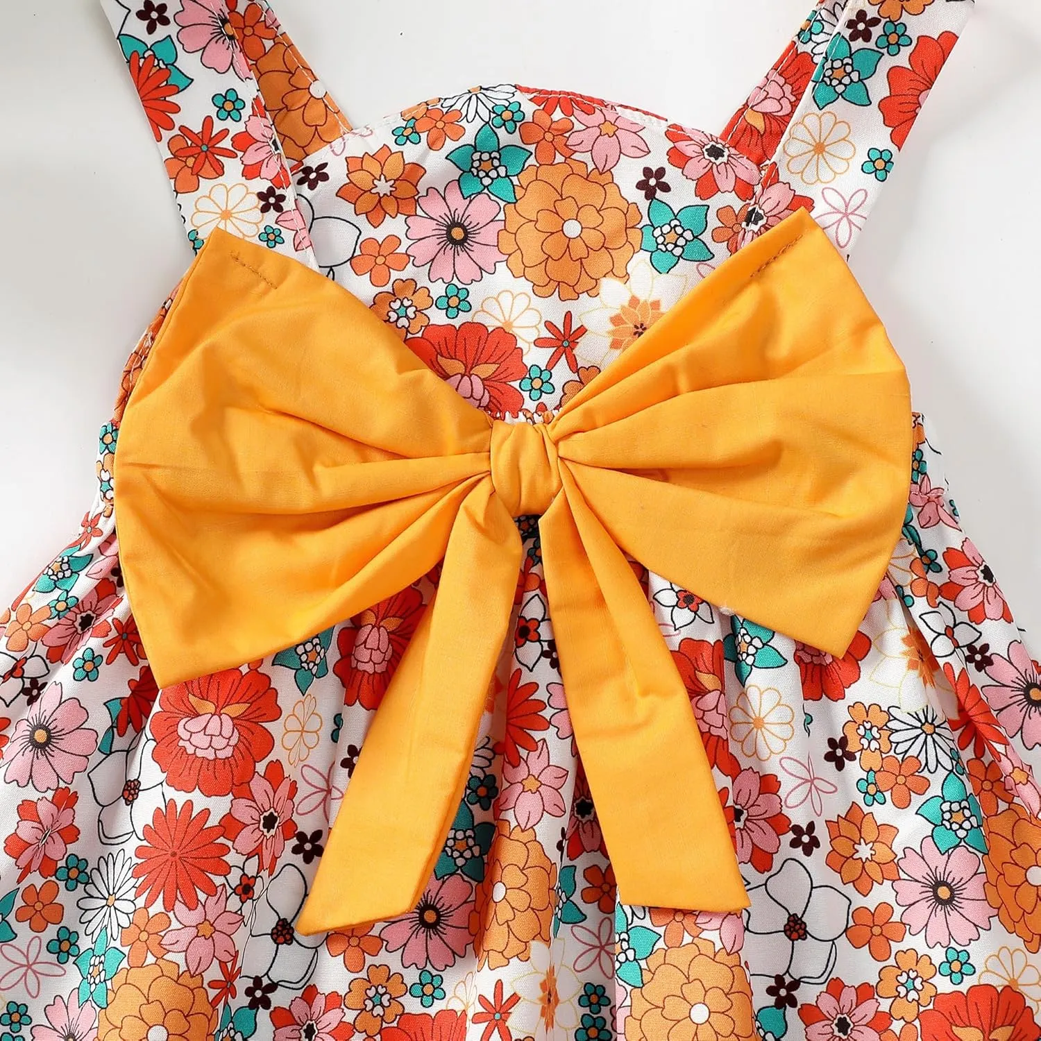Newborn Infant Baby Girl Dress Toddler Girl Clothes Halter Backless Sleeveless Flower Sundress Summer Dresses for Girl