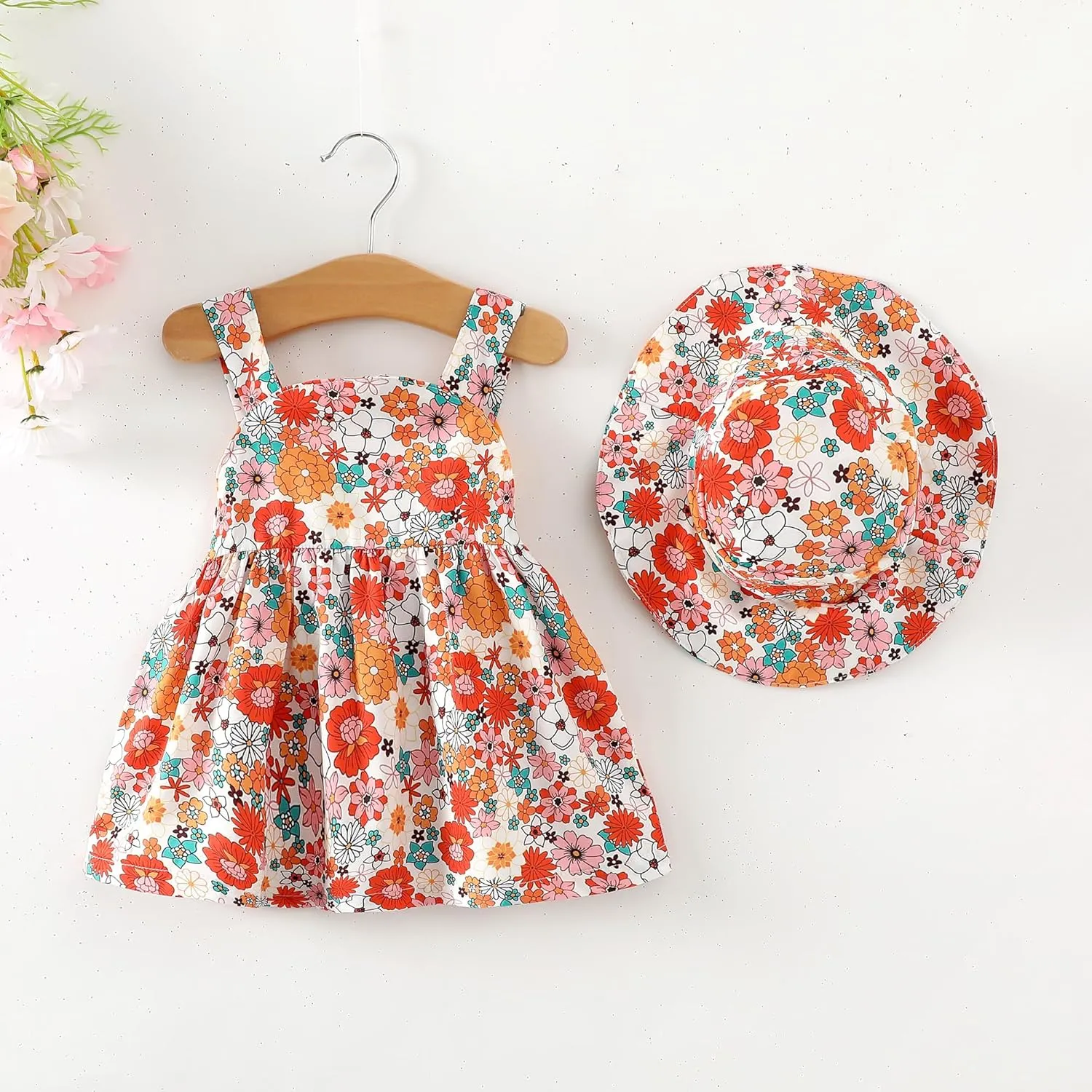 Newborn Infant Baby Girl Dress Toddler Girl Clothes Halter Backless Sleeveless Flower Sundress Summer Dresses for Girl