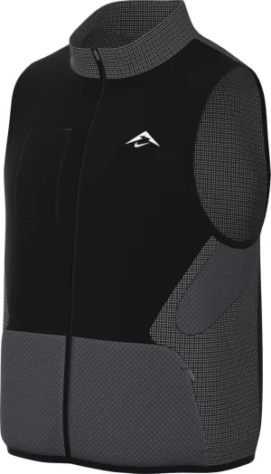 Nike Trail Aireez Men's Running Packable Vest, Black/Anthracite/Summit White, Large