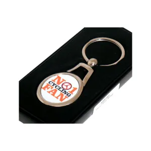 No 1 Cycling Fan Keyring