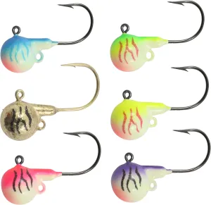 Northland Fire-Ball Jig - 1/2Oz - 6/Card - Assorted
