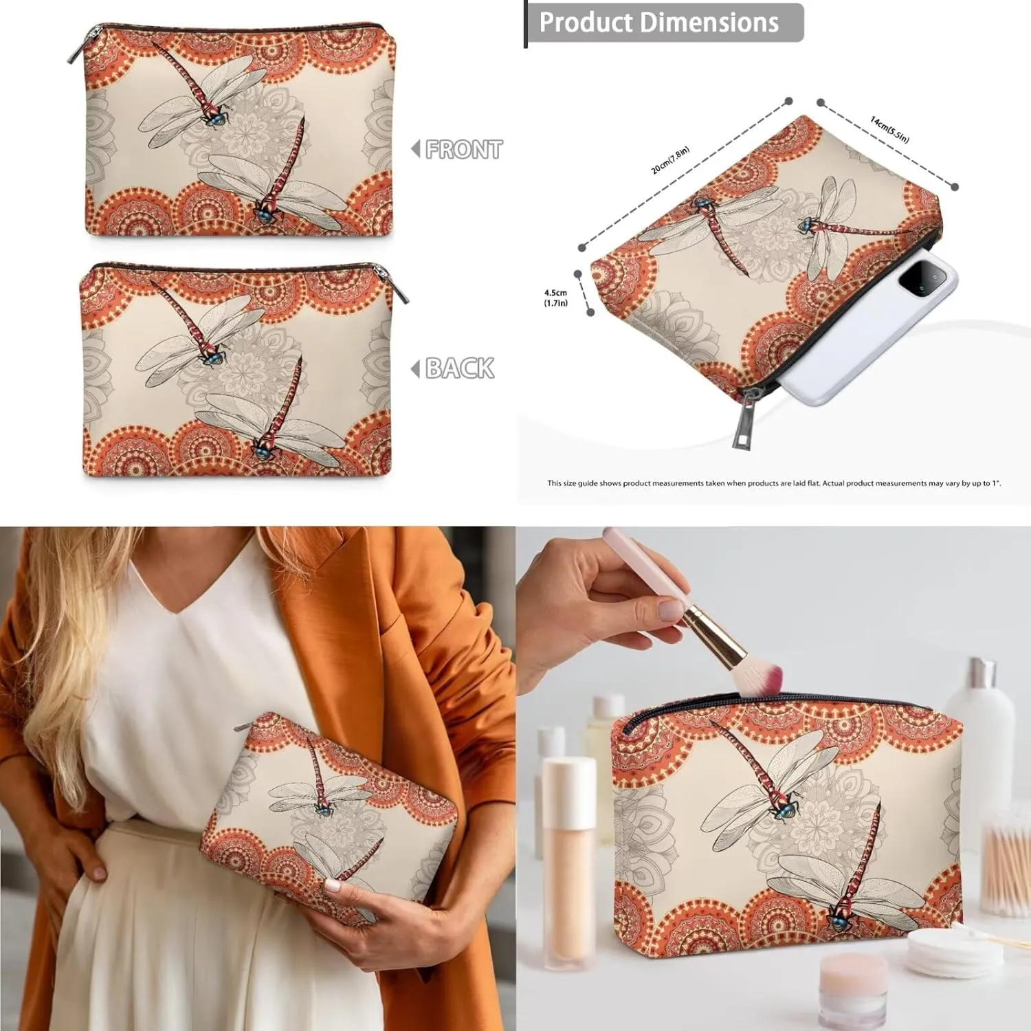 Novelty Handbag Wallet Purse for Women,Handbag Wallet Combo Personalized Hobo Bag Work Tote Bag with Wallet Set