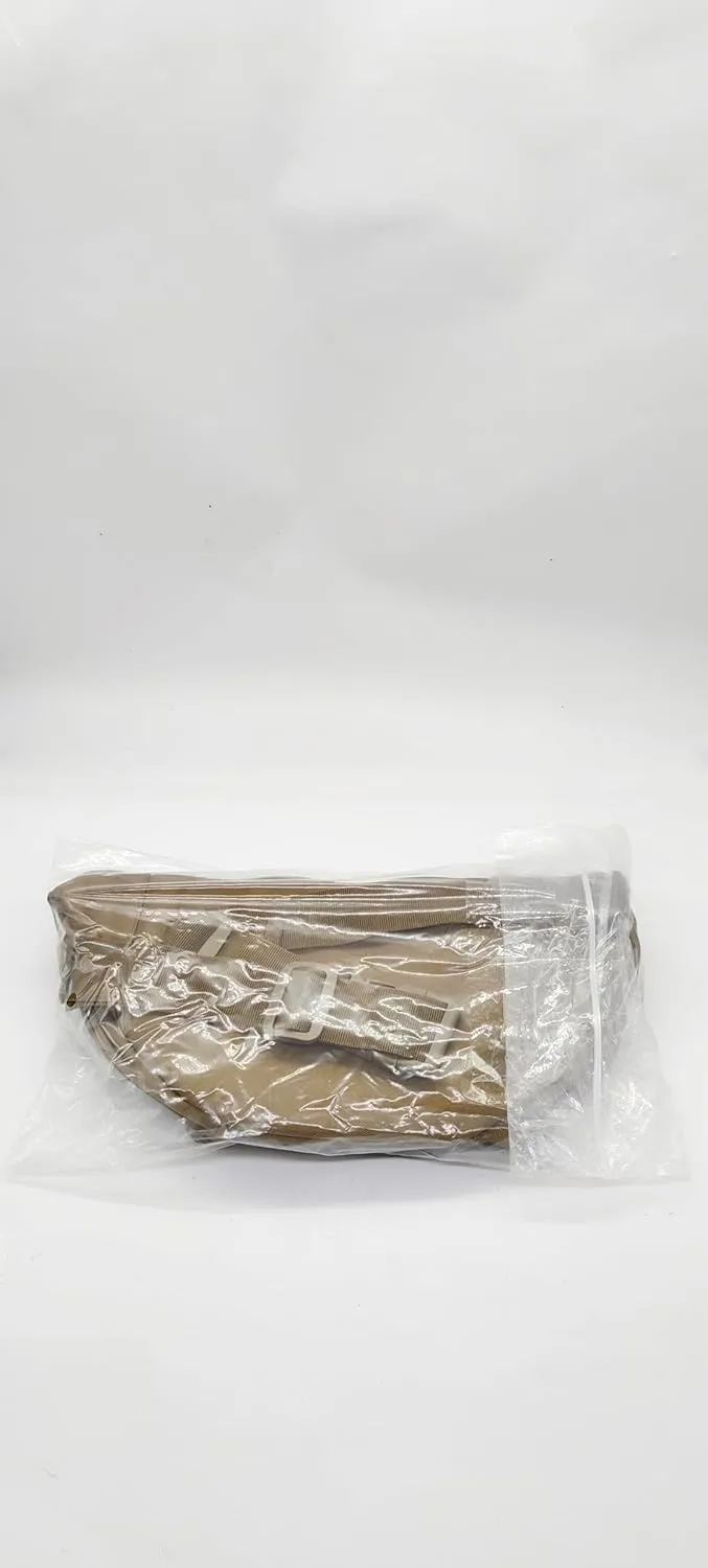 Nylon Waist Pack Portable Fanny Bag for Men Women Outdoor Travel Tactical Sports Camping Hiking Hunting Fishing Belt Bum Pouch Daypack (Khaki)