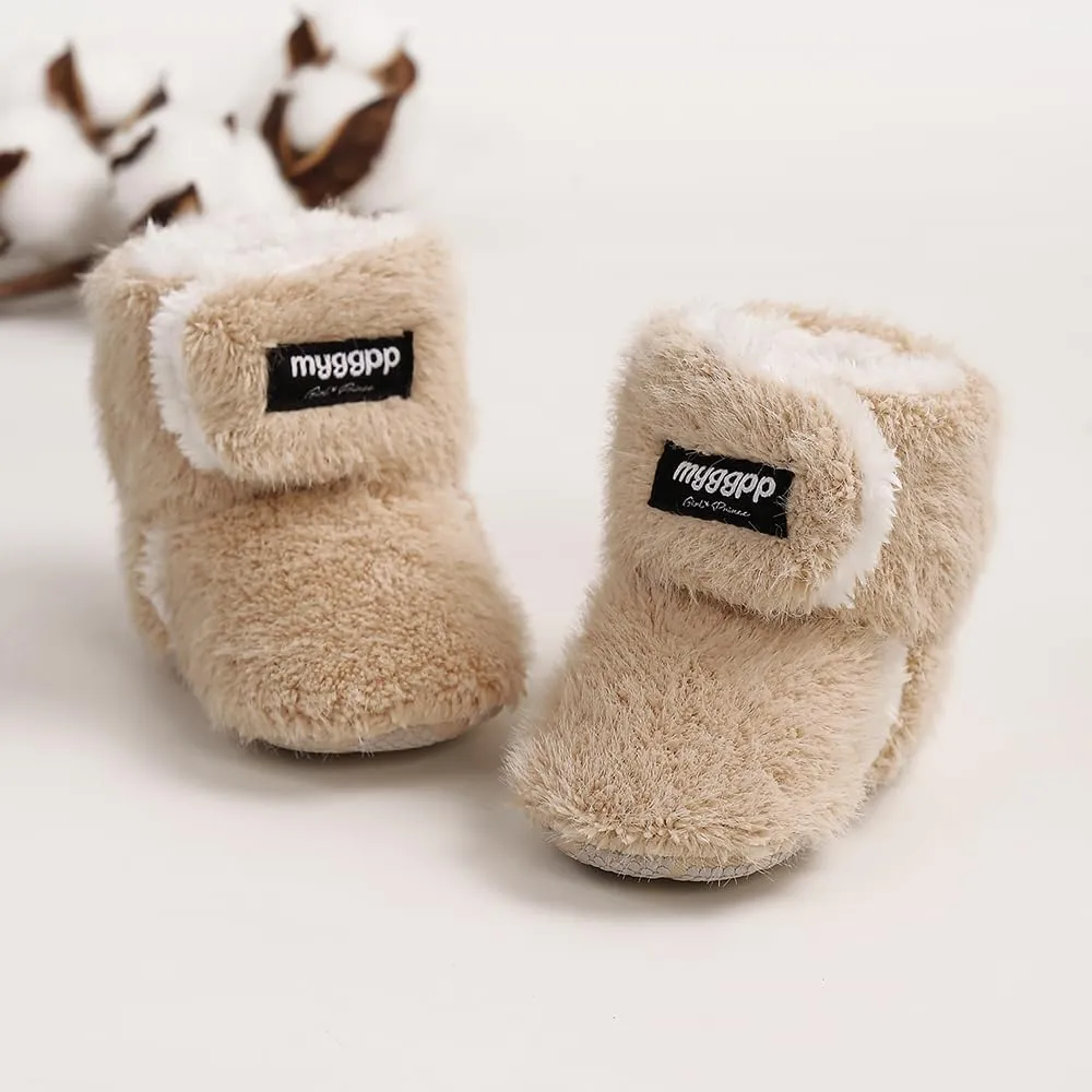 Ohwawadi Infant Baby Slippers Girls Boys Booties Warm Baby Socks Shoes Newborn Crib Shoes Baby Footwear Prewalkers