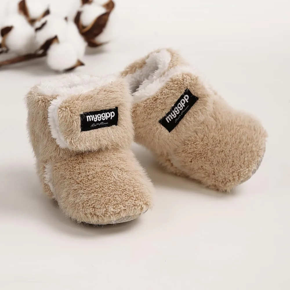 Ohwawadi Infant Baby Slippers Girls Boys Booties Warm Baby Socks Shoes Newborn Crib Shoes Baby Footwear Prewalkers