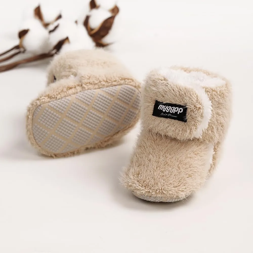 Ohwawadi Infant Baby Slippers Girls Boys Booties Warm Baby Socks Shoes Newborn Crib Shoes Baby Footwear Prewalkers