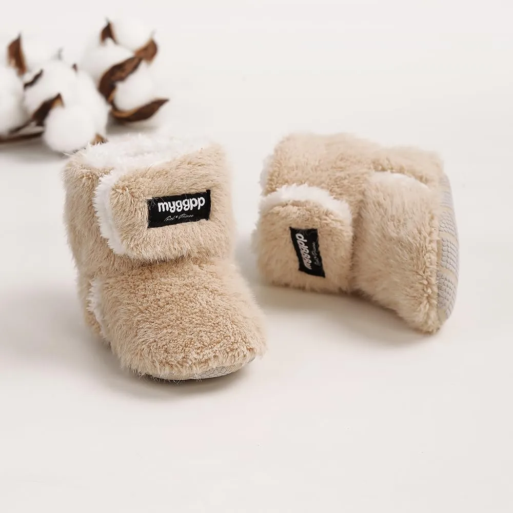 Ohwawadi Infant Baby Slippers Girls Boys Booties Warm Baby Socks Shoes Newborn Crib Shoes Baby Footwear Prewalkers