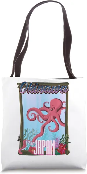 Okinawa Japan travel poster Tote Bag