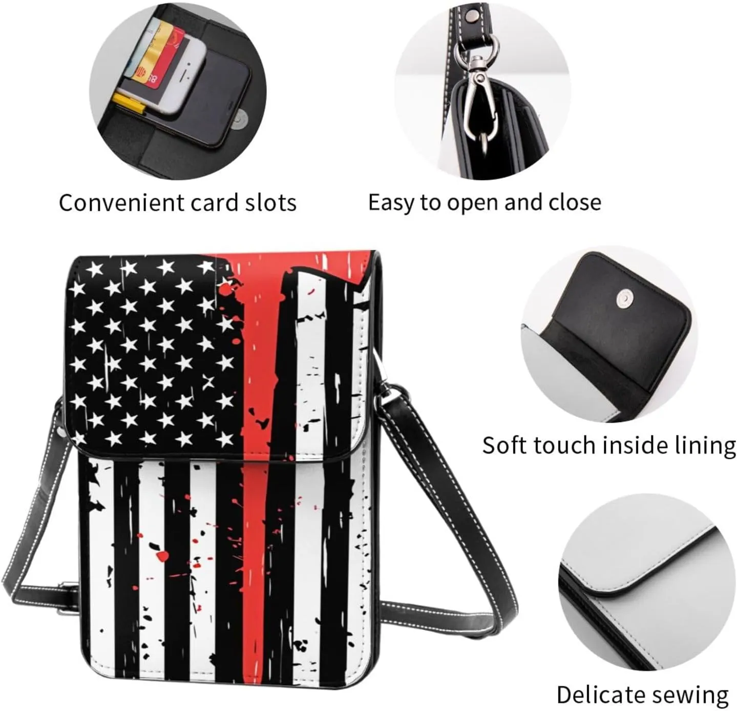 One Loves Jamaica Rasta Reggae Leather Crossbody Phone Purse for Women Cute Wallet Bags Lightweight Mini Sling Bag