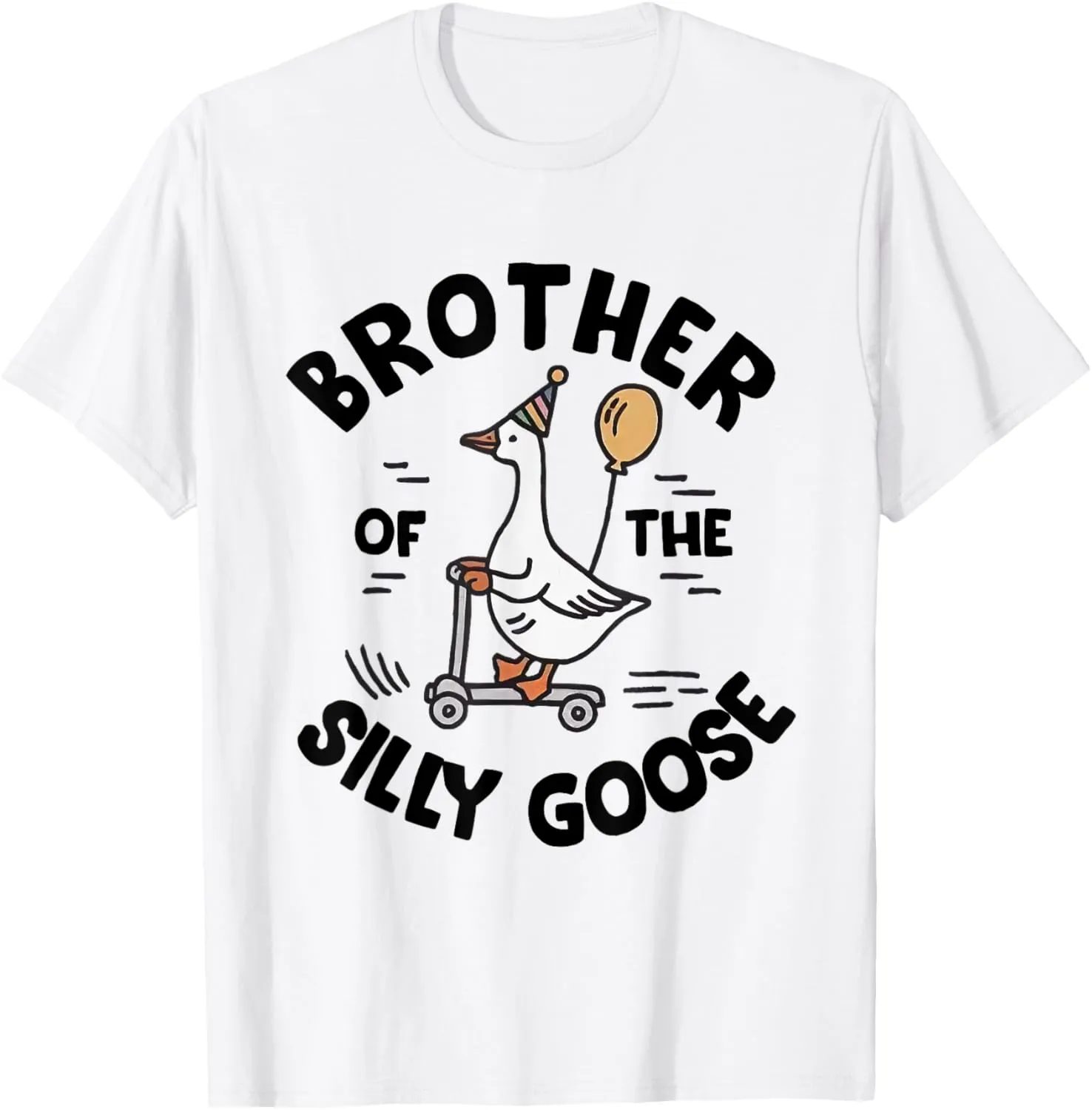 One Silly Goose Brother 1st First Birthday Family Matching T-Shirt