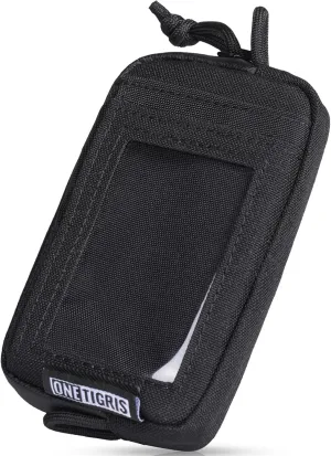 OneTigris Front Pocket Wallet with Zippers Small Coin Purse Tactical Wallet Nylon Minimalist Wallet for Men Women, Black