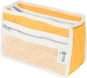 Organic Cotton Canvas Padded Toiletry, Cosmetic, Travel Bag - Yellow
