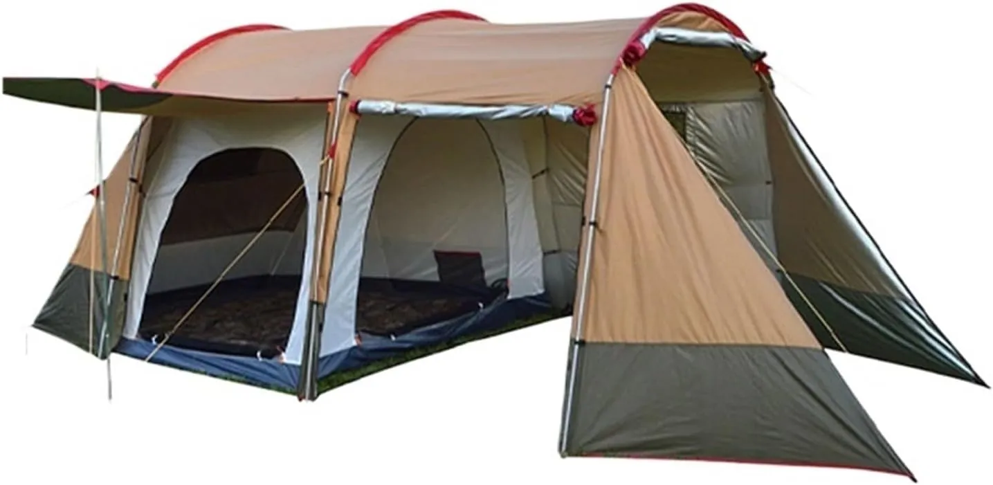 Outdoor Open Camp Tent Travel Self -Driving Large -Capacity Double -Layer Rainproof Household Thickened