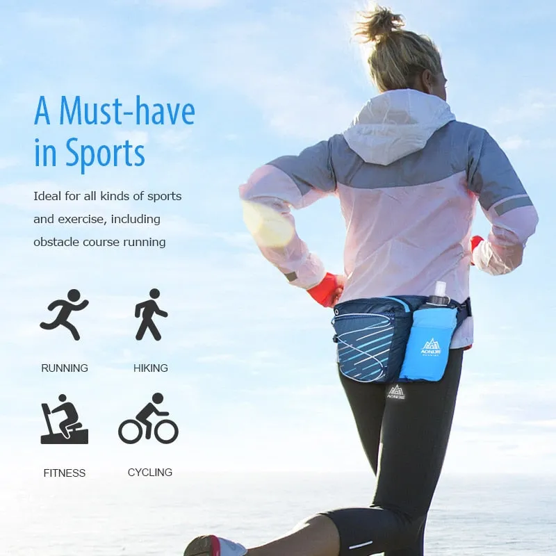 Outdoor Sports Lightweight Running Waist Bag Belt Hydration Fanny Pack