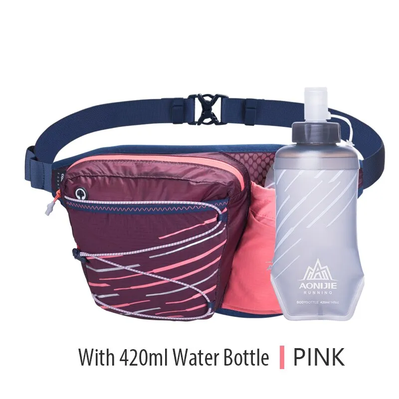 Outdoor Sports Lightweight Running Waist Bag Belt Hydration Fanny Pack