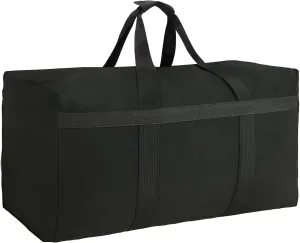 Oversized Storage Duffle Bag Canvas Heavy Duty Moving Bag Great for Traveling, Camping, Moving College Kids, Large Items Storage and More (Canvas 158L)