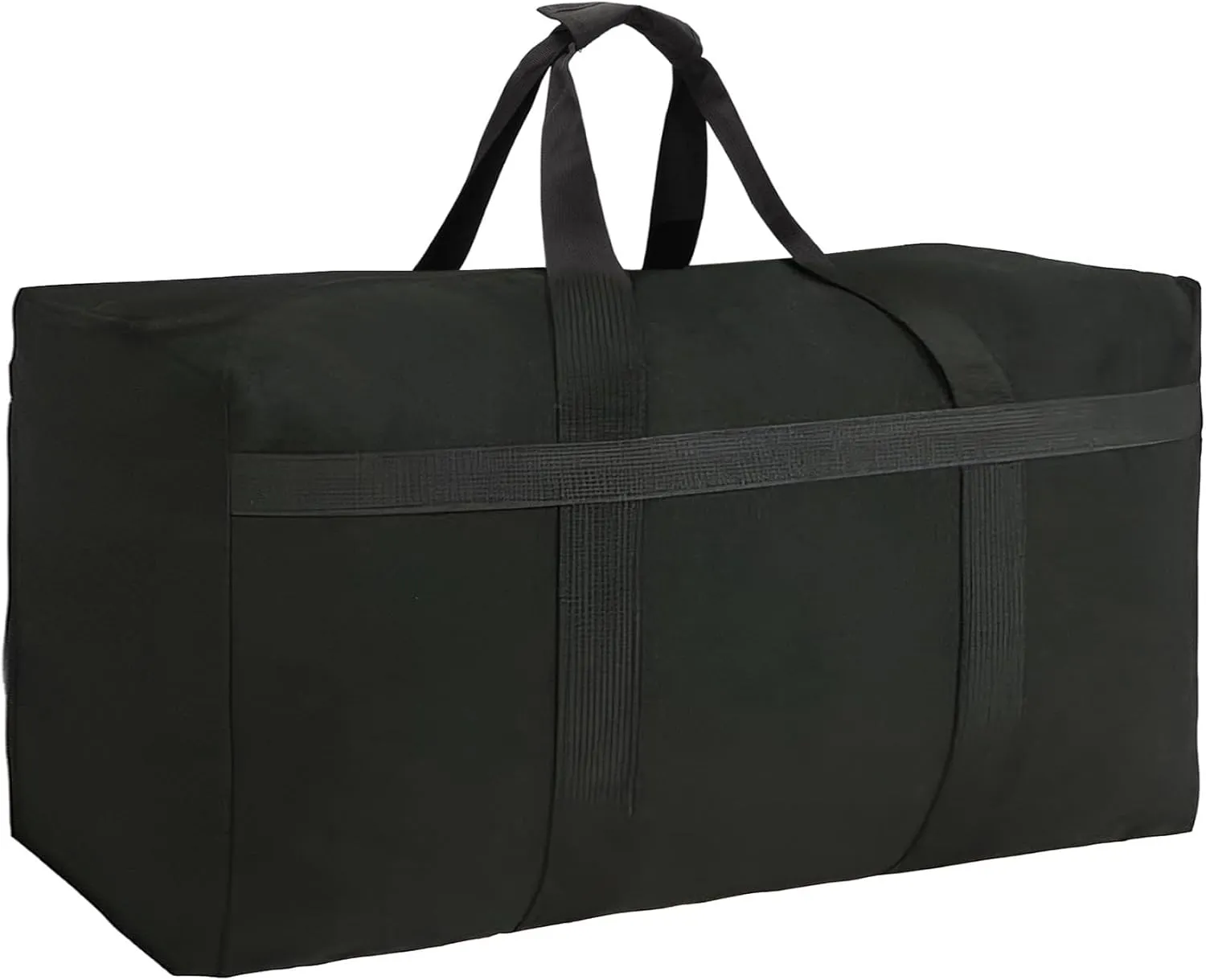 Oversized Storage Duffle Bag Canvas Heavy Duty Moving Bag Great for Traveling, Camping, Moving College Kids, Large Items Storage and More (Canvas 158L)